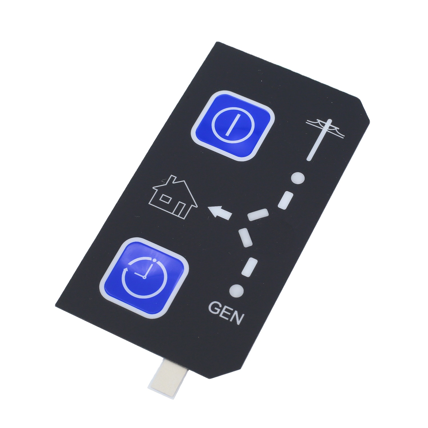 Durable Membrane Switch Keypad with Customizable Layout and Long Lifespan